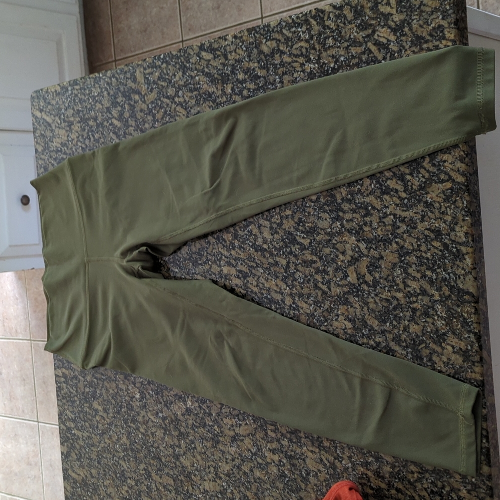 25 inch Fleo el toro leggings - Romey material shadow sage color